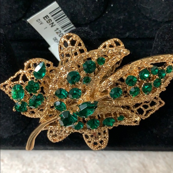 DECO BRILLIANT LEAF RING - Picture 3 of 8